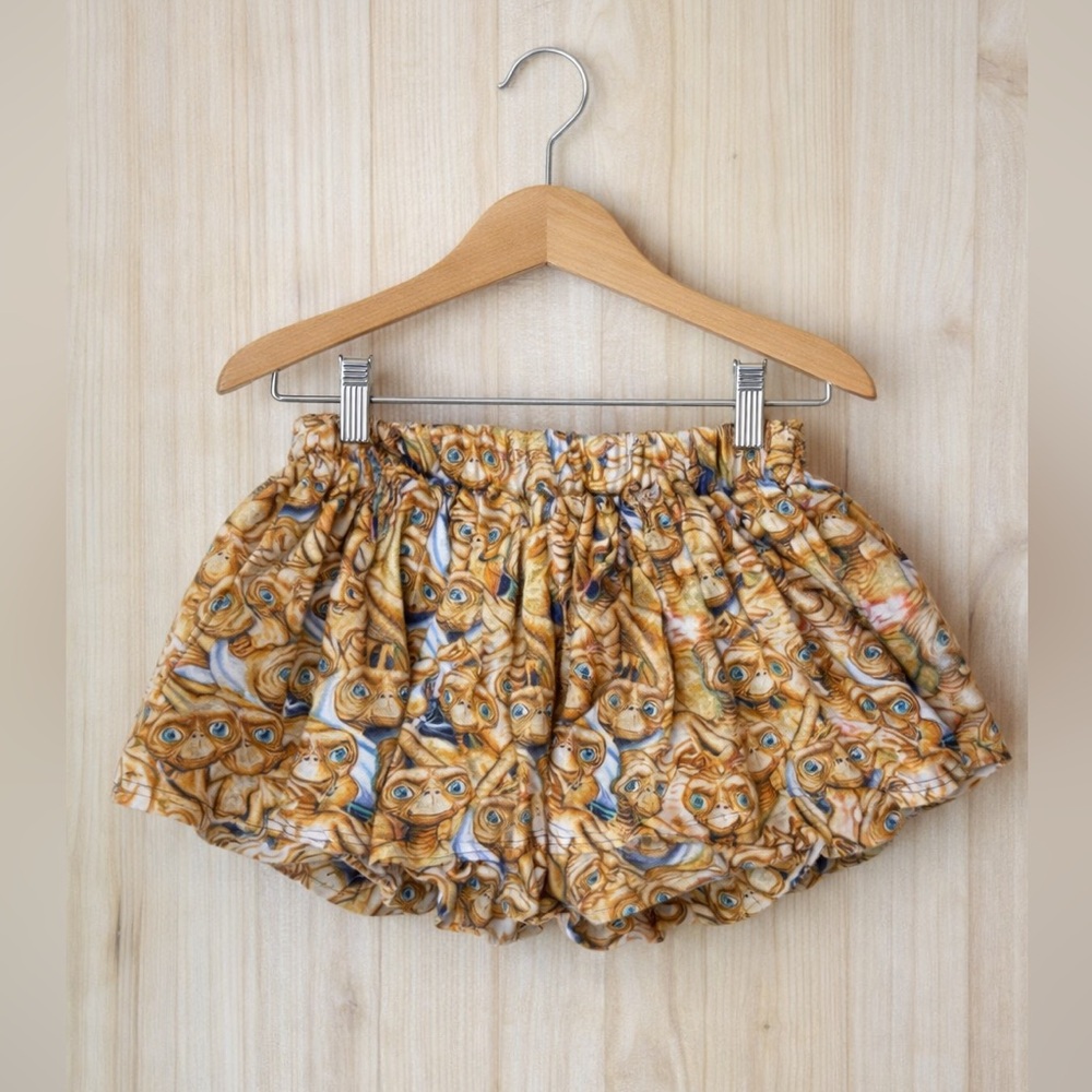 E.T. Alien Skirted Bloomers 3T Handmade Toddler Y2K Cute Retro Kids Outfit 👽